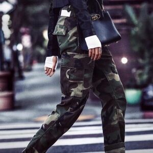 NWOT Redone Camouflage Cargo Pants | Size 25
